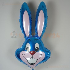Шар (35''/89 см) Фигура, Заяц, Синий